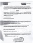 Certificado de Planta bajo inspección del SENASA